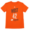 Adidas WNBA Youth Phoenix Mercury Brittney Griner #42 Player's Tee, Orange