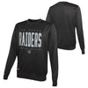 Outerstuff NFL Men's Las Vegas Raiders Top Pick Performance Fleece Sweater