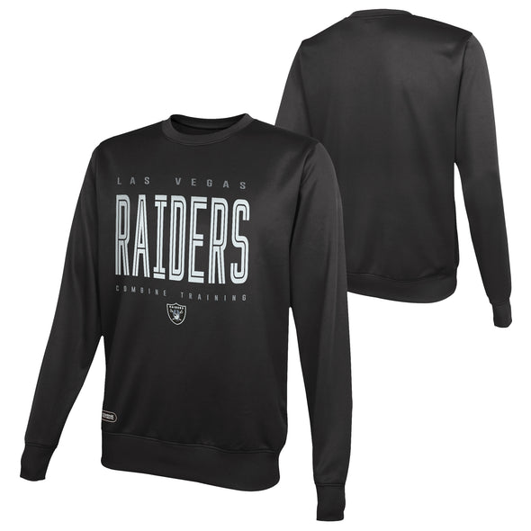 Outerstuff NFL Men's Las Vegas Raiders Top Pick Performance Fleece Sweater