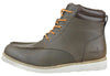 London Fog Men's Rinx Leather Water Resistant Lace Up Winter Boots, Brown