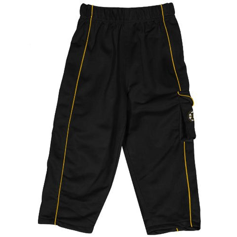 Reebok NHL Infant Boy's Boston Bruins Short Long Sleeve Faux Layer Shirt & Pants Set