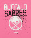Reebok NHL Youth Girl's Buffalo Sabres Graffiti Tee, Pink