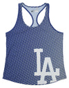 Klew MLB Women's Los Angeles Dodgers Diamond Racerback Tank