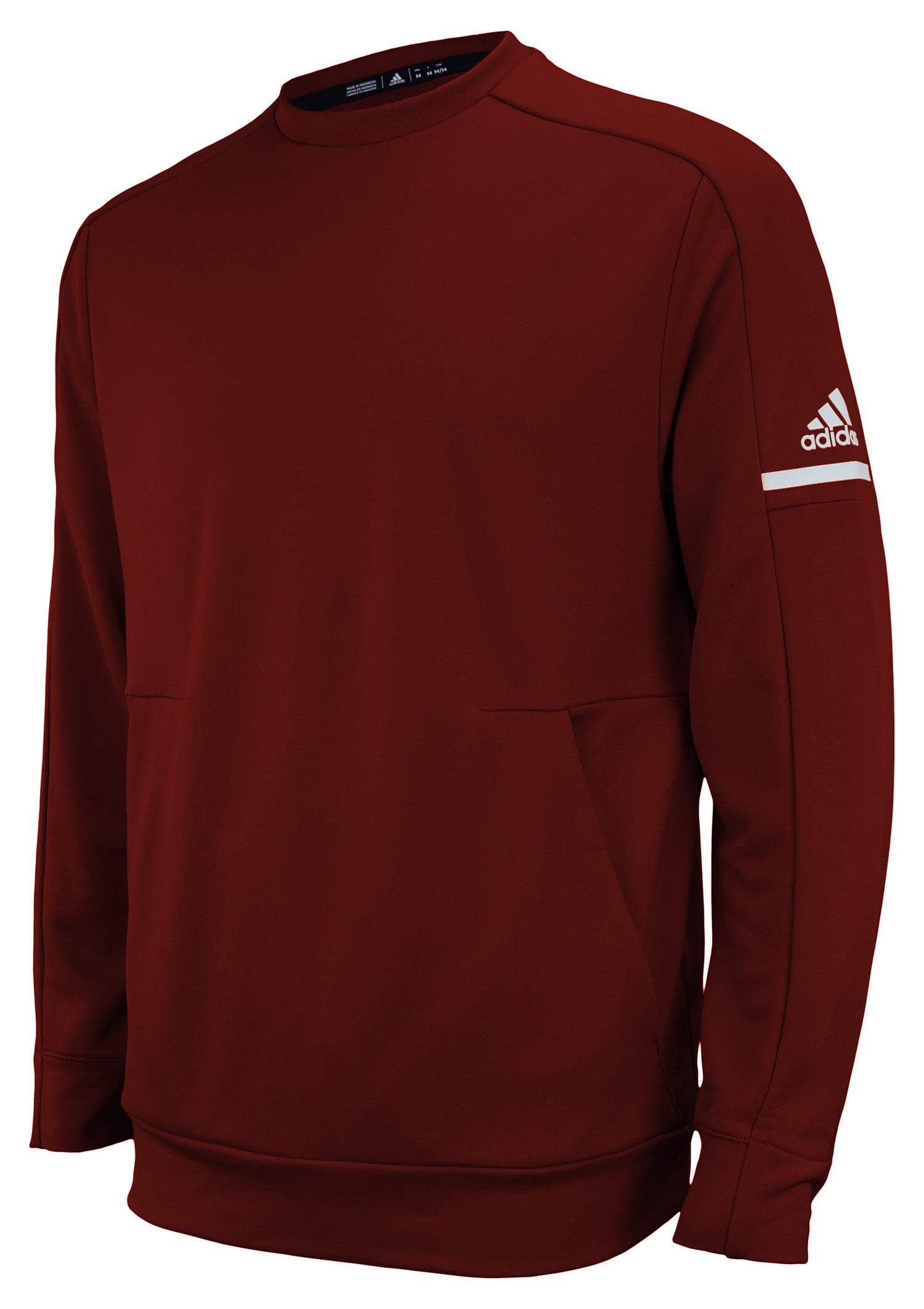 Red adidas crew online neck sweatshirt