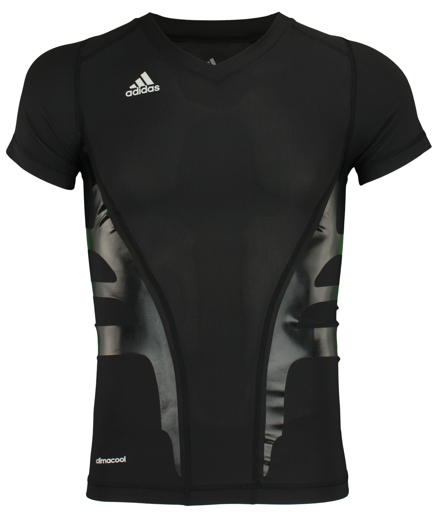 Adidas Men's Techfit Base Layer Short Sleeve Tee, Black – Fanletic