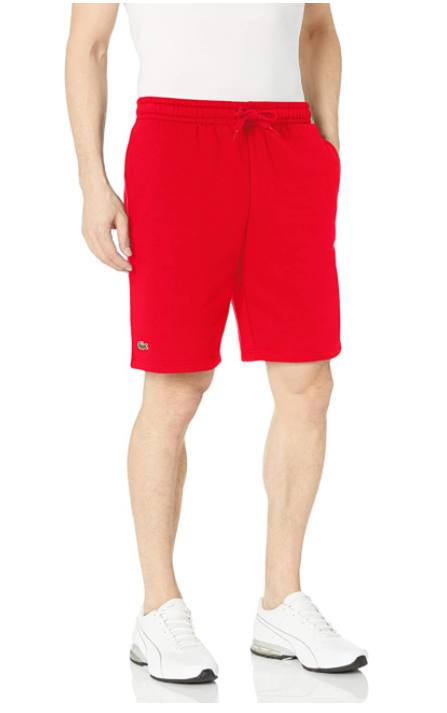 Lacoste Men's Sport Basic Fleece Shorts, Color Options