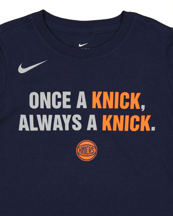 Nike NBA Youth (8-20) New York Knicks City Edition Dry Fit Short Sleeve Tee