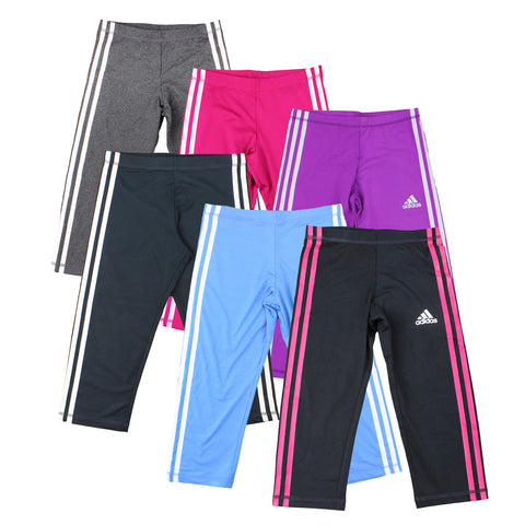 Adidas Youth Girls Global Capri Leggings - Many Colors