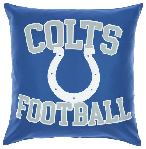 FOCO NFL Indianapolis Colts 2 Pack Couch Throw Pillow Covers, 18 x 18