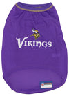 Zubaz X Pets First NFL Minnesota Vikings Team Pet T-Shirt For Dogs