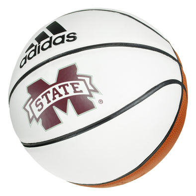 Adidas NCAA Mississippi State Bulldogs Mini Autograph Basketball, Size 3