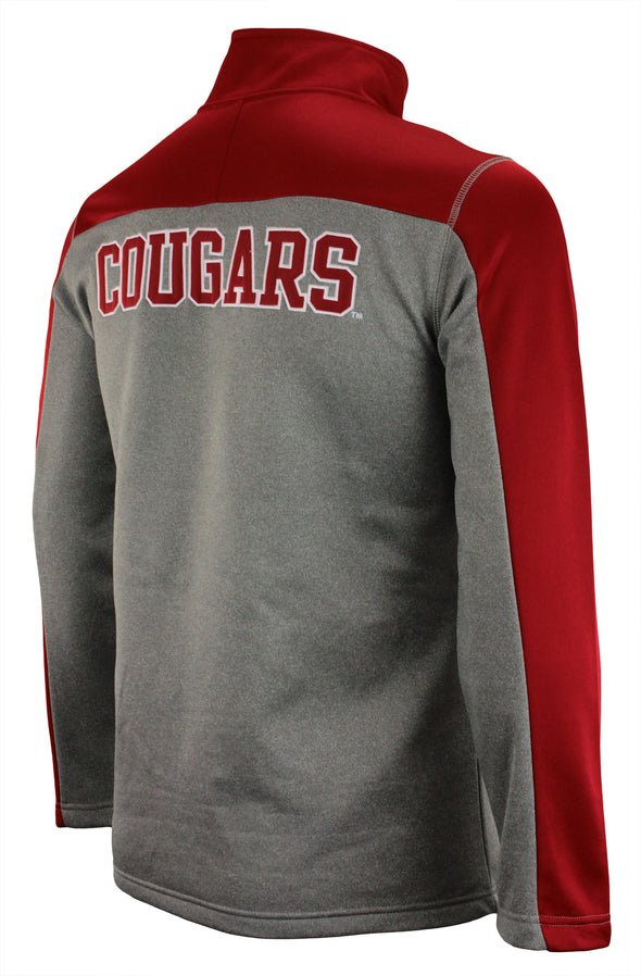 Outerstuff NCAA Men's Washington State Cougars Performance Poly Fleece 1/4 Zip Up