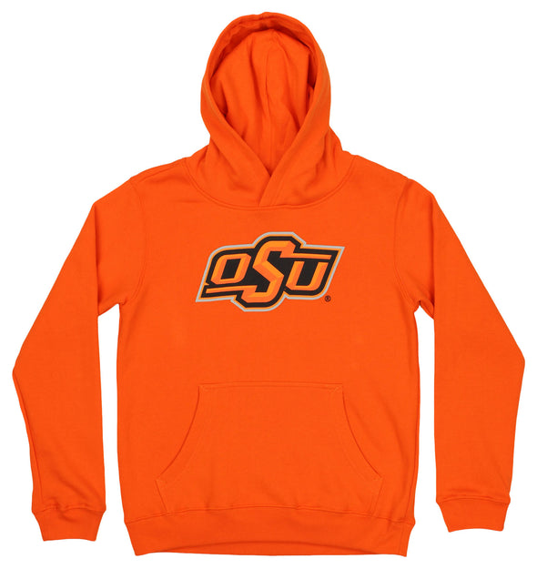 Outerstuff NCAA Kids (4-7) Oklahoma State Cowboys Sueded Fan Hoodie