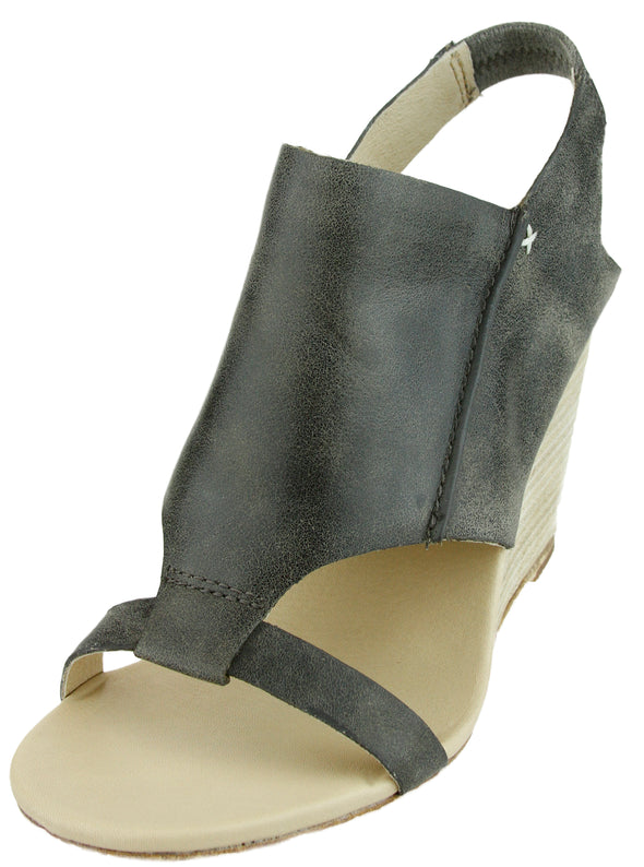 Koolaburra Women's Perez Distressed Leather Wedge Heel Sandals, 3 Colors