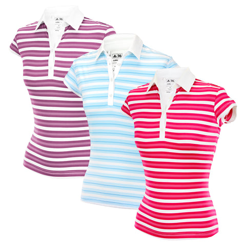 Taylormade Women's ClimaLite Merchandising Golf Stripe Polo, Color Options