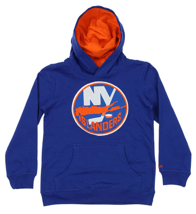 Reebok NHL Youth New York Islanders "Prime" Pullover Hoodie, Blue