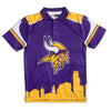 Forever Collectibles NFL Men's Minnesota Vikings Short Sleeve Thematic Polo Shirt