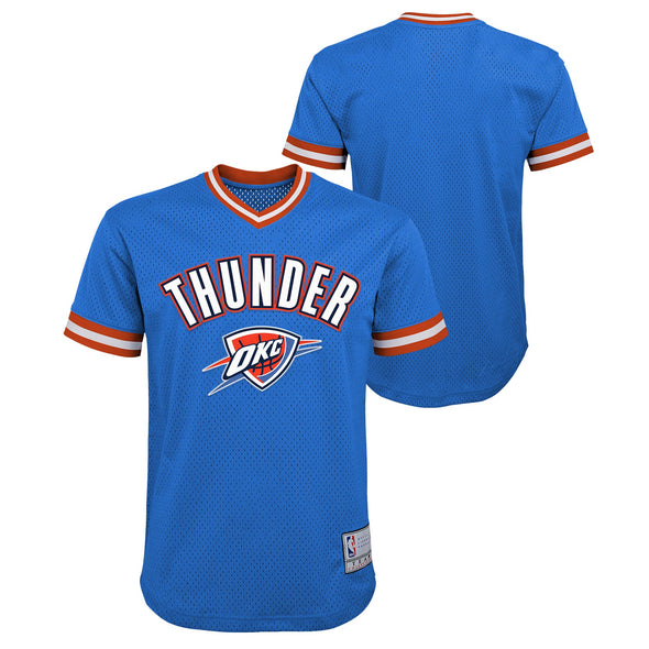 Outerstuff NBA Youth Boys (8-20) Oklahoma City Thunder Tackle Twill Mesh Top