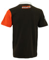 KLEW NFL Men's Clevleland Browns Diagonal Stripe Rugby Polo