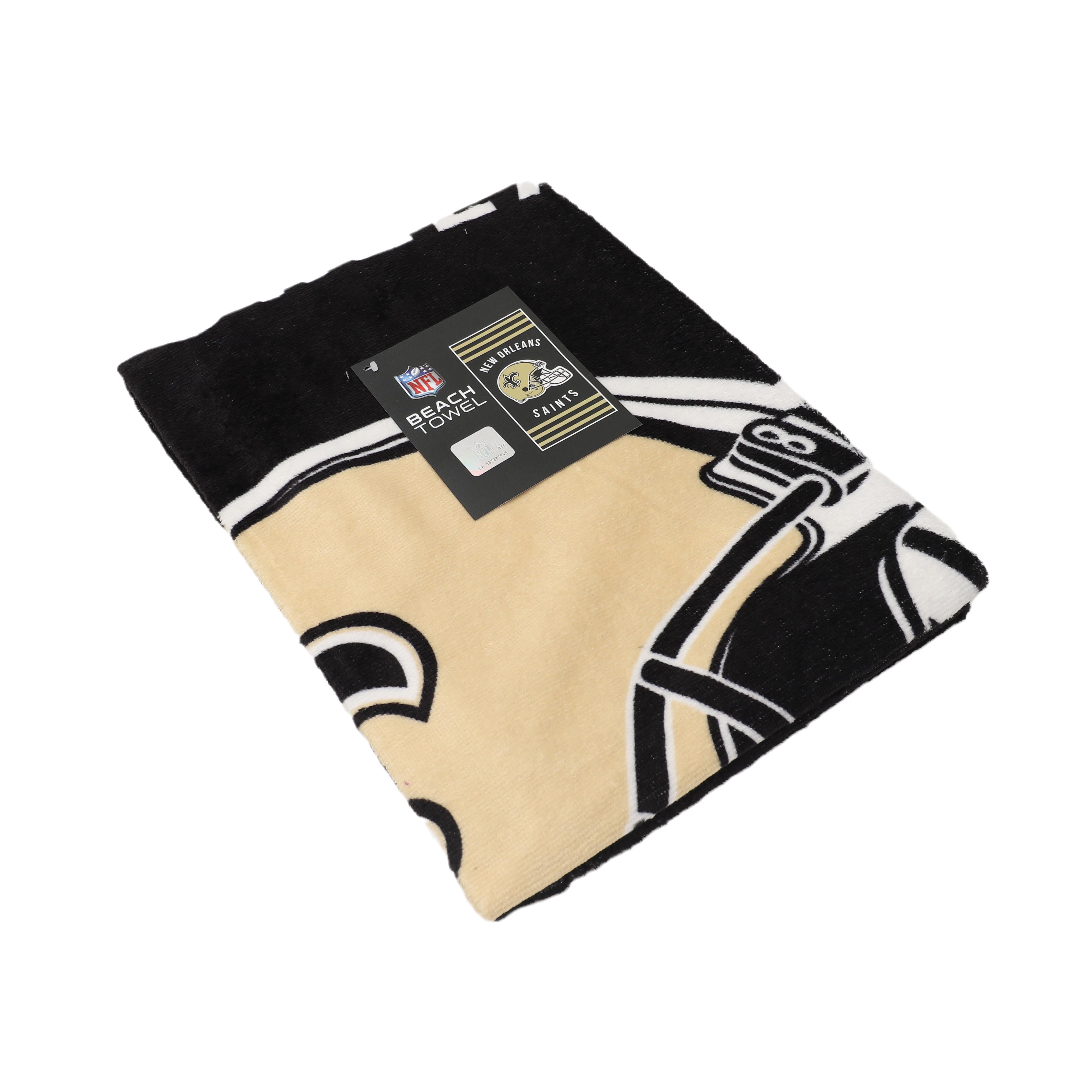 new orleans saints beach towel