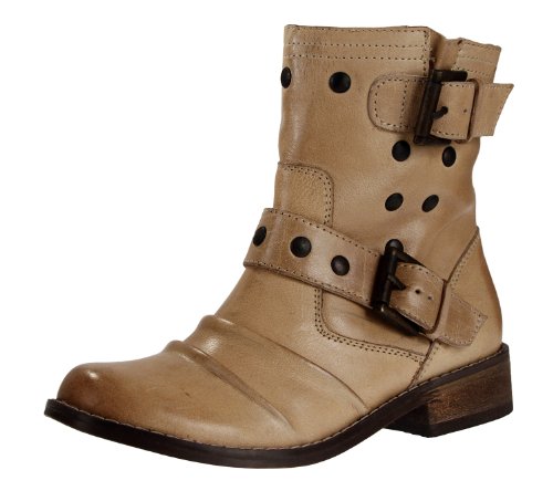 MIA Xenia Women's Motorcycle Ankle Boots, Natural