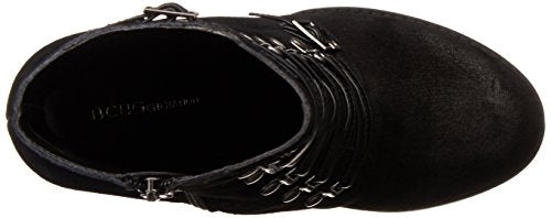 BCBGeneration Women's BG Kadeer Fashion Wedges Heels Boots - Black
