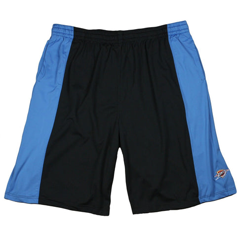Zipway NBA Men's Big and Tall Oklahoma City Thunder Microfiber Shorts, Black