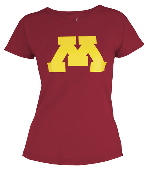 Outerstuff NCAA Youth Girls Minnesota Golden Gophers Dolman Primary Logo Shirt