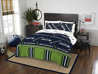Northwest NFL Seattle Seahawks Rotary Bed in a Bag Set