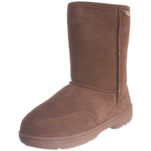 BEARPAW Women's Meadow Short 604W Boot, Hickory/Champagne