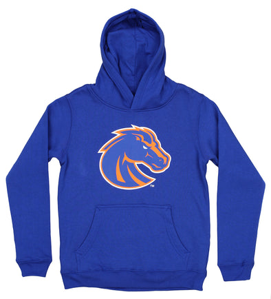 Outerstuff NCAA Youth (8-20) Boise State Broncos Sueded Fan Pullover Hoodie