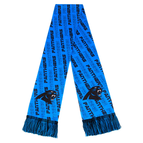 Forever Collectibles NFL Carolina Panthers Game Winner Jacquard Scarf, Blue