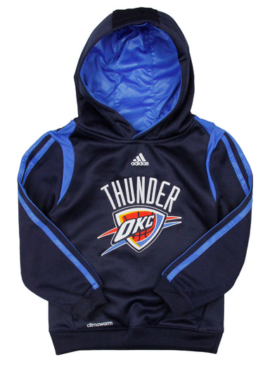 Adidas NBA Toddlers Oklahoma City Thunder On Court Pullover Hoodie, Navy