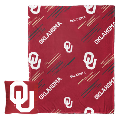 Northwest NCAA Oklahoma Sooners Pillow & Silk Touch Throw Blanket Set