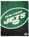 FOCO NFL New York Jets Gradient Micro Raschel Throw Blanket, 50 x 60