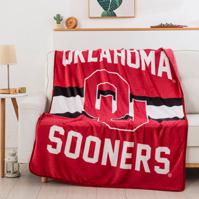 Northwest NCAA Oklahoma Sooners Singular Silk Touch Throw Blanket, 45" x 60"