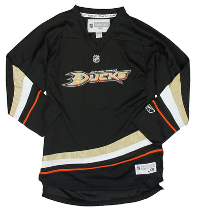 Reebok NHL Hockey Youth Boys Anaheim Ducks Replica Jersey, Black