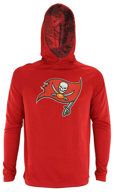 Zubaz NFL Tampa Bay Buccaneers Men's Lightweight  French Terry Hoodie