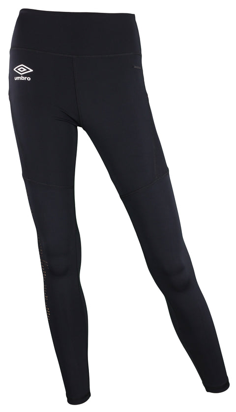 Umbro Women's Active Zip Leggings, Black/White