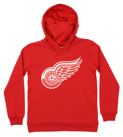Outerstuff NHL Youth Detroit Red Wings Primary Logo Fleece Hoodie