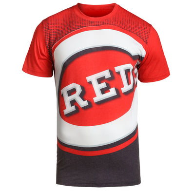 FOCO MLB Men's Cincinnati Reds Big Logo Tee