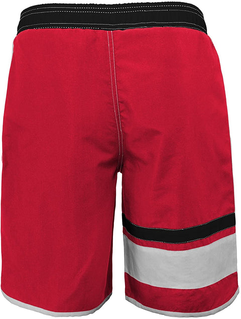Outerstuff Ottawa Senators NHL Boys Youth (8-20) Swim Shorts, Red