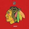 Reebok NHL Youth Chicago Blackhawks Long Sleeve Team Logo Tee, Red