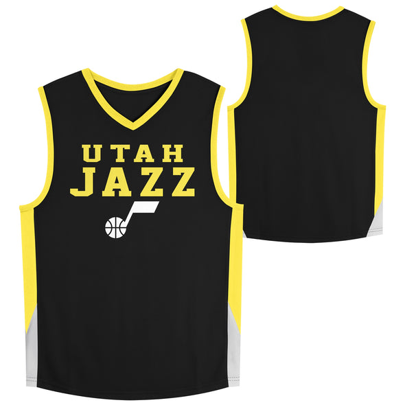 Outerstuff NBA Utah Jazz Youth (8-20) Knit Top Jersey with Team Logo