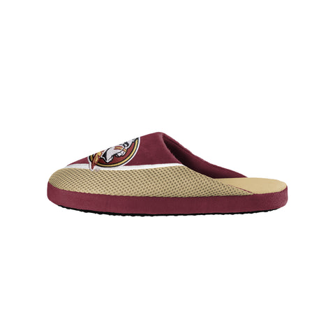 FOCO NCAA Men's Florida State Seminoles 2022 Big Logo Color Edge Slippers