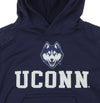NCAA Kids Connecticut Huskies Performance Hoodie, Navy