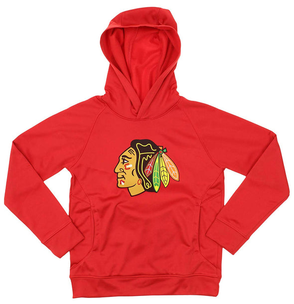 OuterStuff NHL Youth Chicago Blackhawks Team Performance Hoodie Combo Set