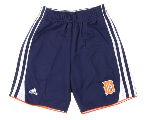 Adidas MLB Kids Detroit Tigers Batters Choice Shorts, Navy