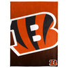 FOCO NFL Cincinnati Bengals Gradient Micro Raschel Throw Blanket, 50 x 60