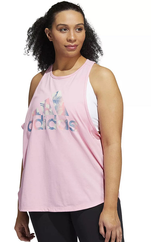 adidas Women's Tropic Tank Top, Light Pink